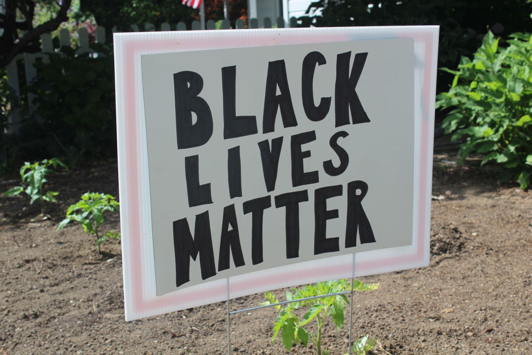 Black Lives Matter sign